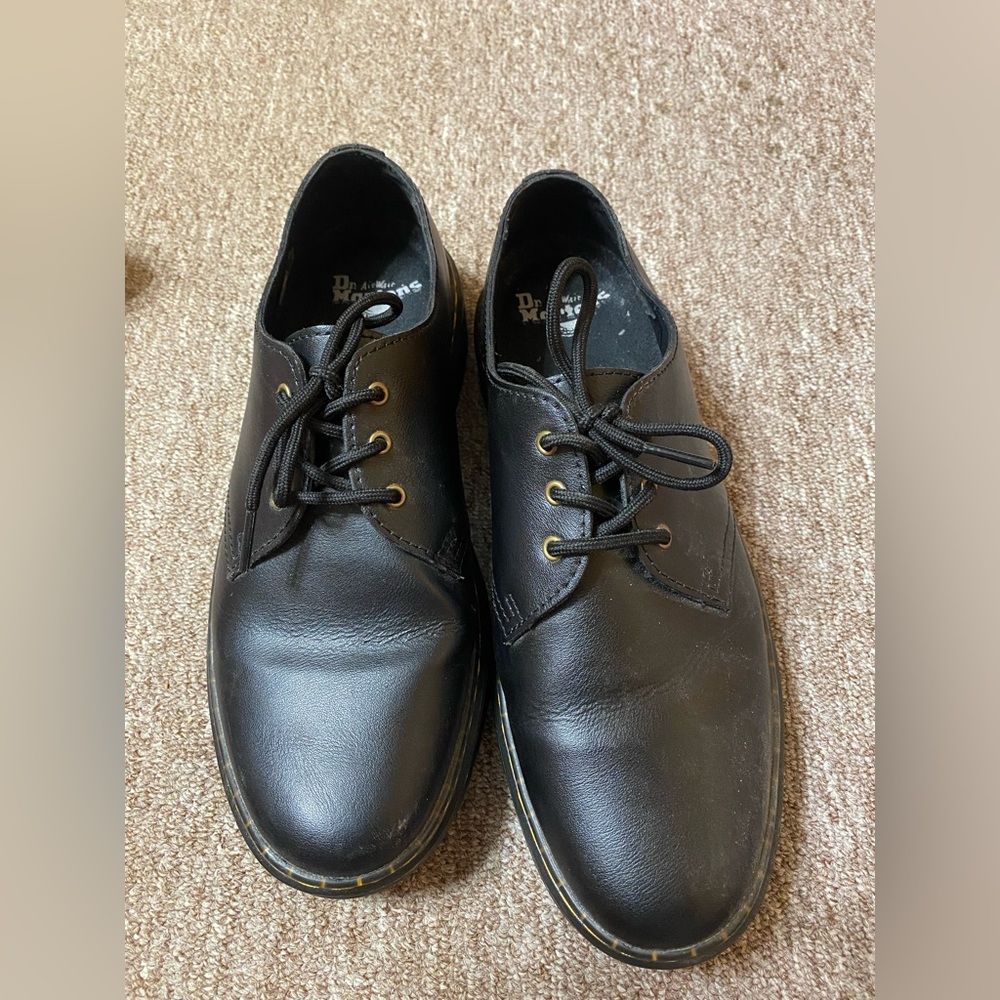 Dr. Martens Black Leather Oxfords